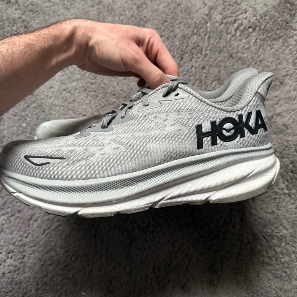 Hoka One One Men's Gray Athletic Shoes - Picture 3 of 6